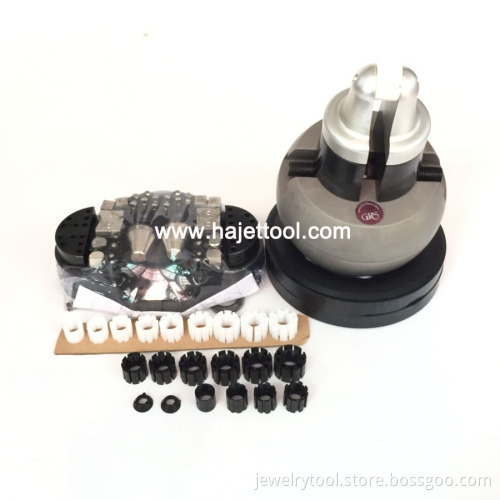 High Precision Crystal Block for Engraving GRS Engraving Block with 57 Accessories Ball Vise